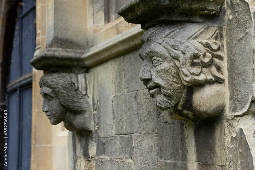 Modern Corbel Heads Canterbury Cathedral Modern Corbel Heads Canterbury Cathedral