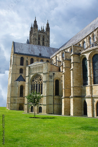  Southside Canterbury Cathedral Storm Clouds