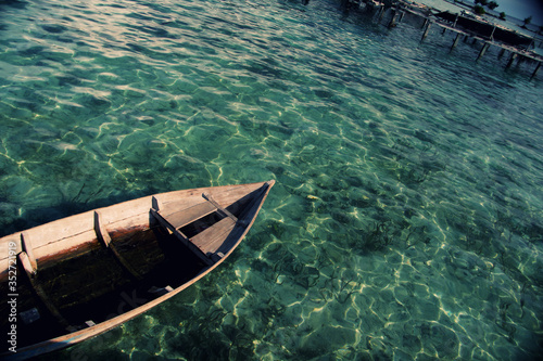 Old Boat on the Sea