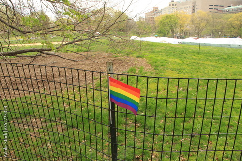 Obraz na płótnie gay flag w salonie
