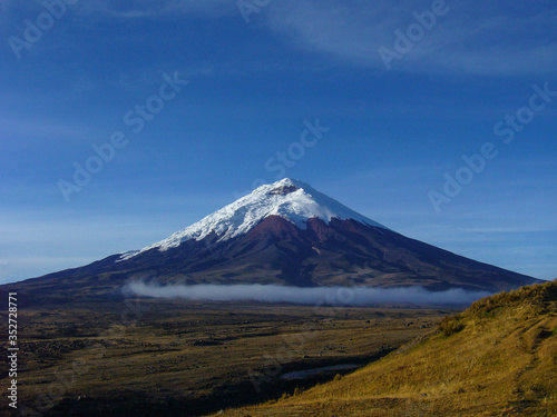glacier capped volcano Mt. Cotopaxi, Ecuador, early in the morning © Chris Peters