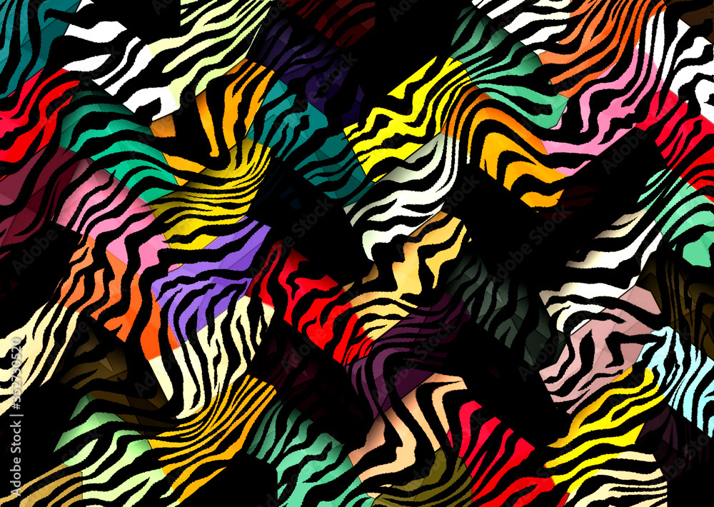 pattern with zebra skin pattern with zebra skin