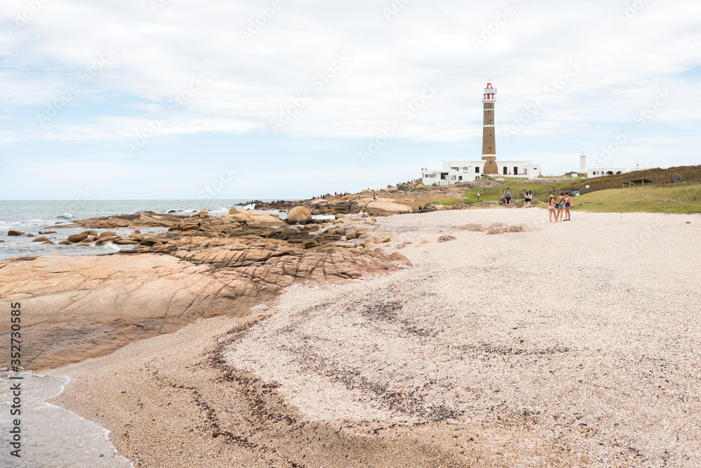 Cabo Polonio, Uruguay; beach, sea lion reserve and lighthouse