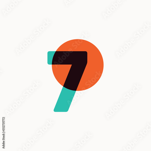 70 Years Anniversary Celebration Vector Template Design Illustration