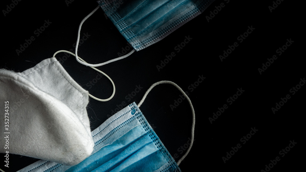 Protective masks - pandemic. Ready for entry.
Protective masks - pandemic. Ready for entry.