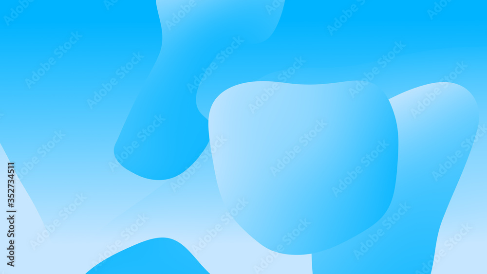 Abstract blue white gradient geometric background. Fluid shapes and colorful graphic design. Abstract blue white gradient geometric background. Fluid shapes and colorful graphic design.