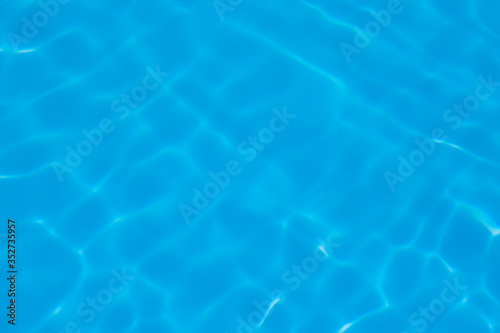 Blue water ripple reflection in the swimming pool © pandaclub23