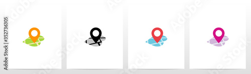 Location Pin On Letter Logo Design B Free Download Location Pin On Letter Logo Design B - GFXLoad