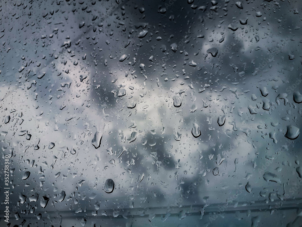 rain drops on window rain drops on window