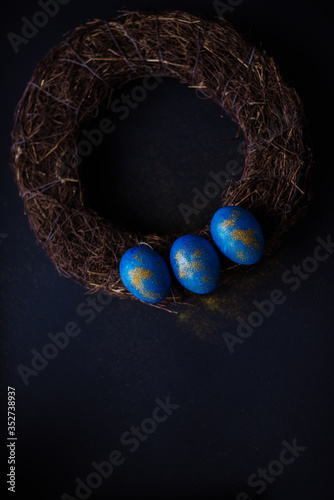 blue and silver bracelet