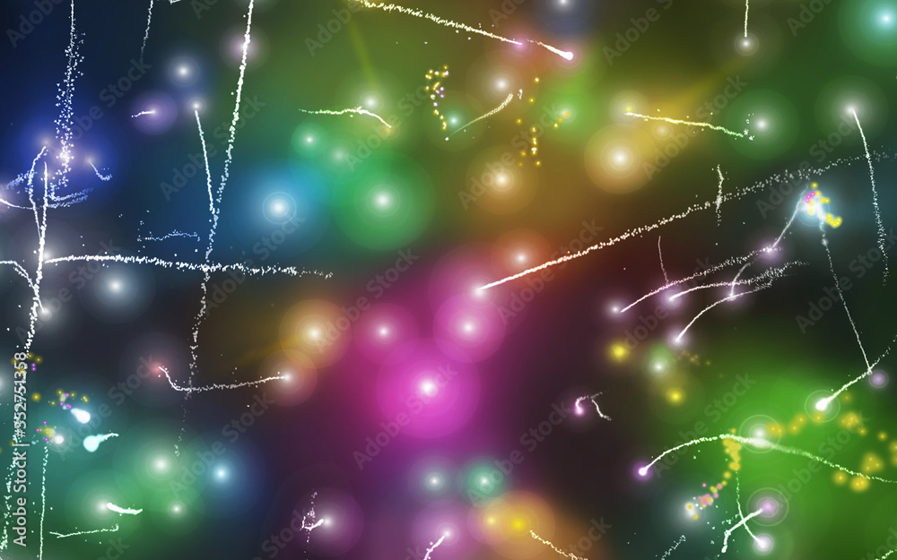Fototapeta premium abstract light christmas background