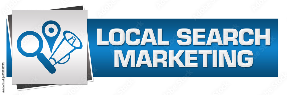 Local Search Marketing Blue Grey Horizontal Local Search Marketing Blue Grey Horizontal