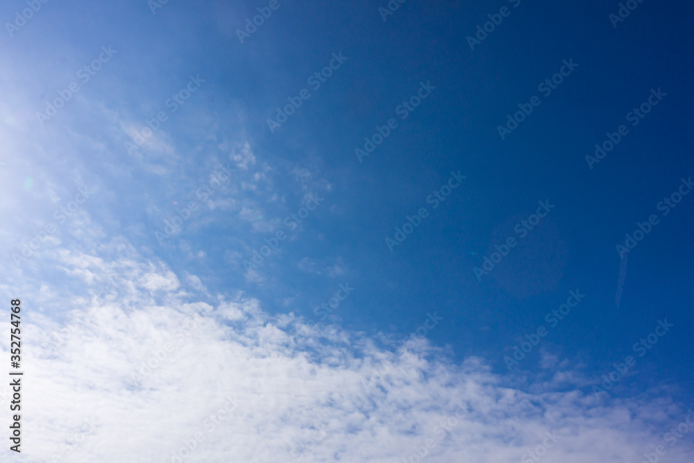 Fototapeta premium Midwinter sky and clouds (February)