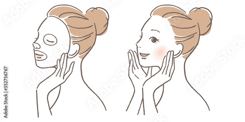 女性　フェイスマスク セット