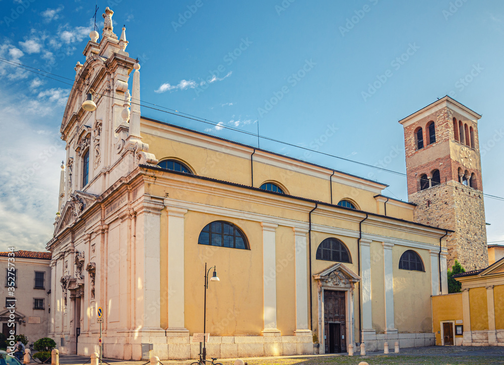 Chiesa Santi Faustino e Giovita San Faustino Maggiore Roman catholic church Baroque style building, Brescia city historical centre, Italian churches, Lombardy, Northern Italy