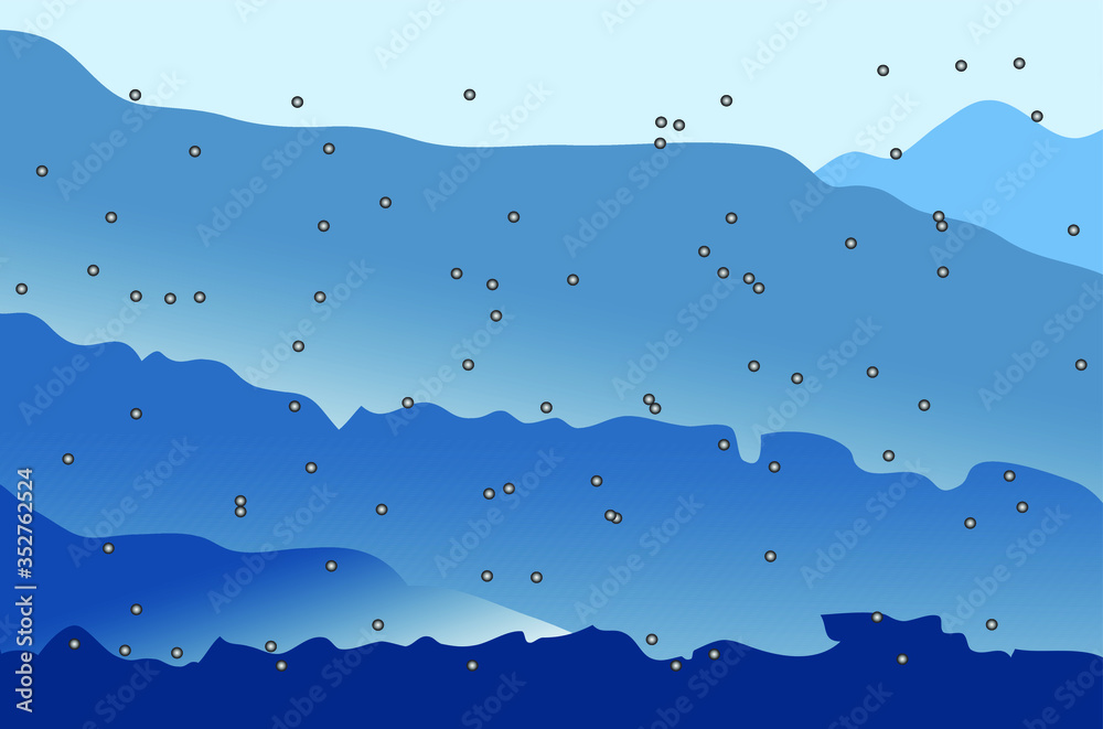 Obraz premium abstract blue background