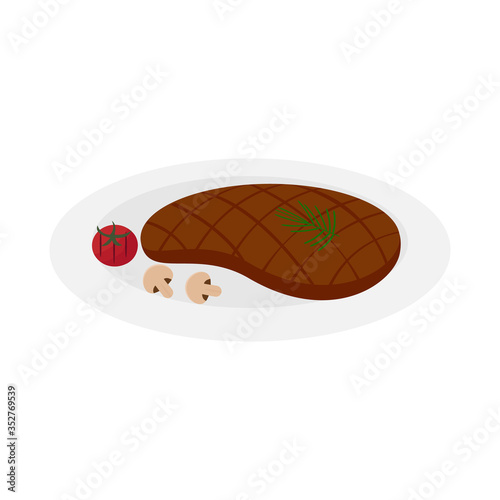  beef steak on a plate