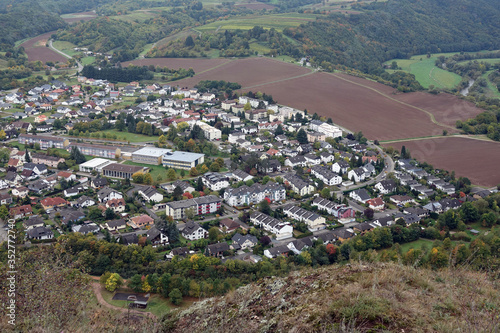 Blick vom Rotenfels auf Ebernburg photo