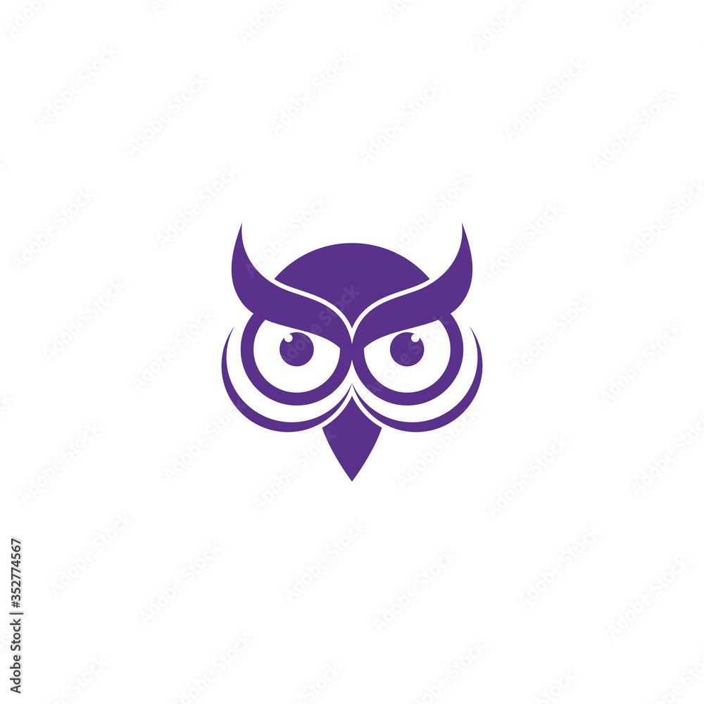 Owl Logo Template Vector