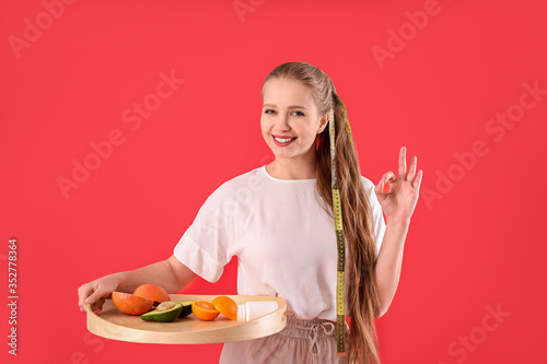Young woman with healthy pr...