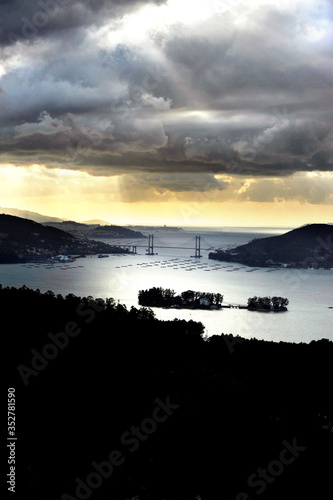 .Vigo Estuary and Rande Bridge