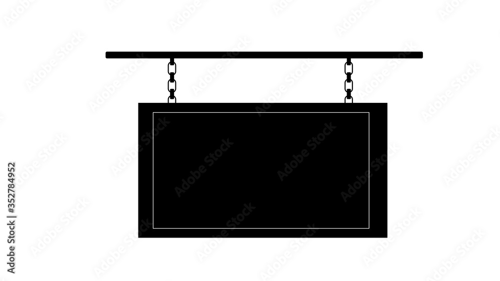 A-board with metal frame template A-board with metal frame template