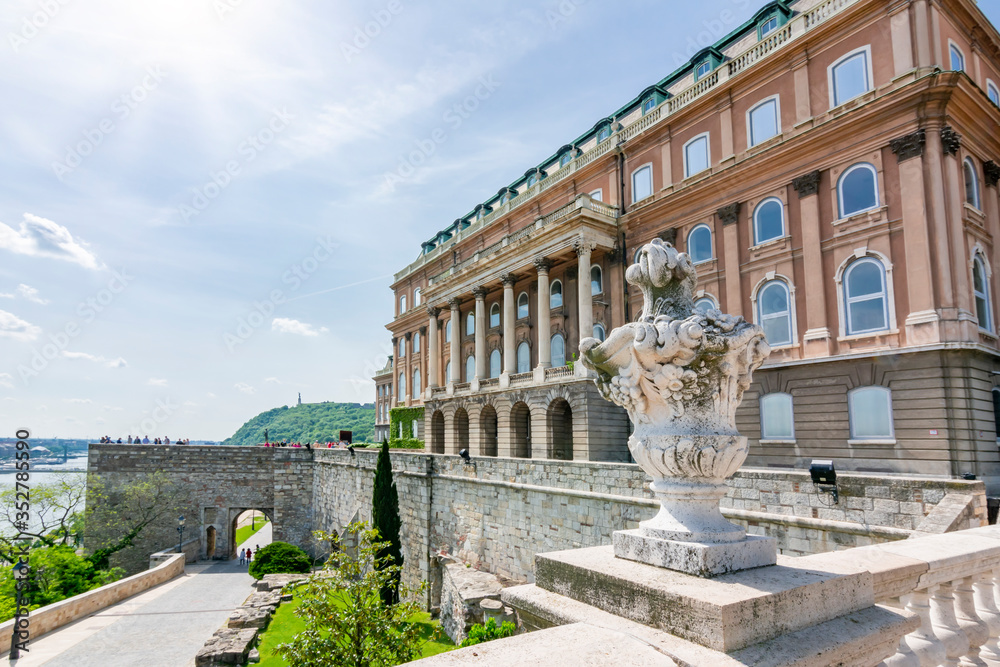 Fototapeta premium Royal palace of Buda, Budapest, Hungary