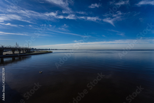  Magnificent landscape of the outskirts of St. Petersburg with views of the Gulf of Finland.