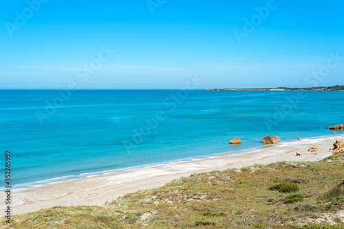 Sardegna  splendida spiaggia di San Giovanni di Sinis  Cabras  Italia
