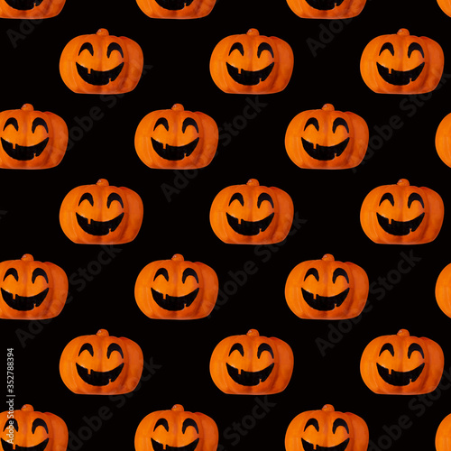 black spiders pattern, Halloween background