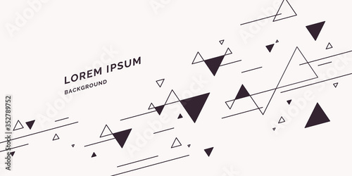 Modern abstract geometric background, vector template for the presentation