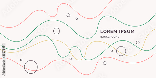 Trendy abstract background. Composition of geometric forms. Modern vector illustration