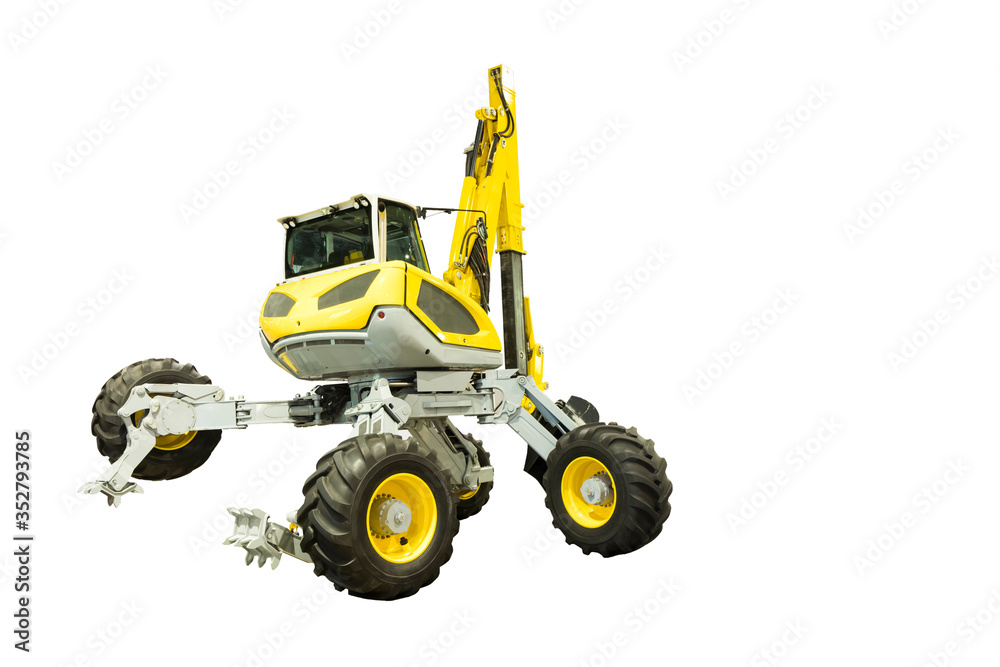 spider walking excavator for digging in slope site spider walking excavator for digging in slope site