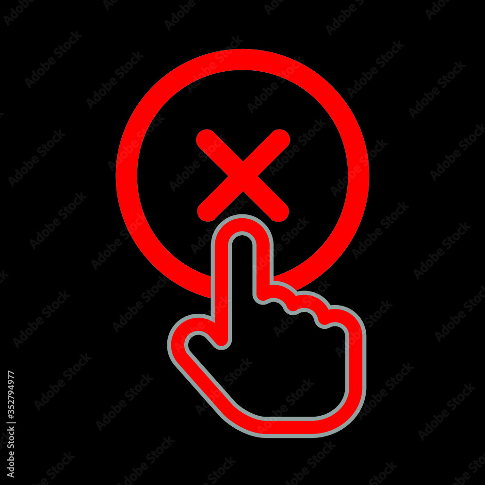 Fototapeta premium thumb up and down