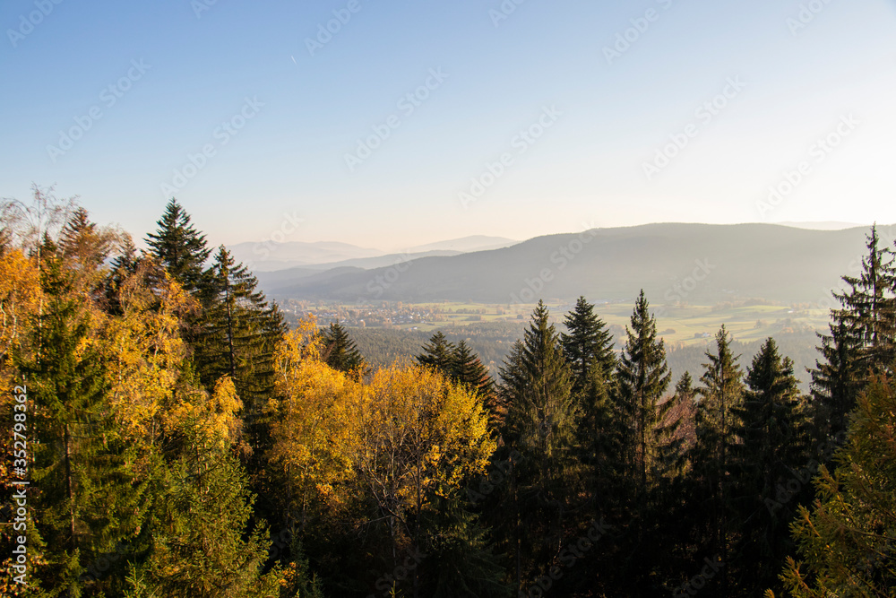 Ausblick Skywalk Arnbruck, Bayerischer Wald