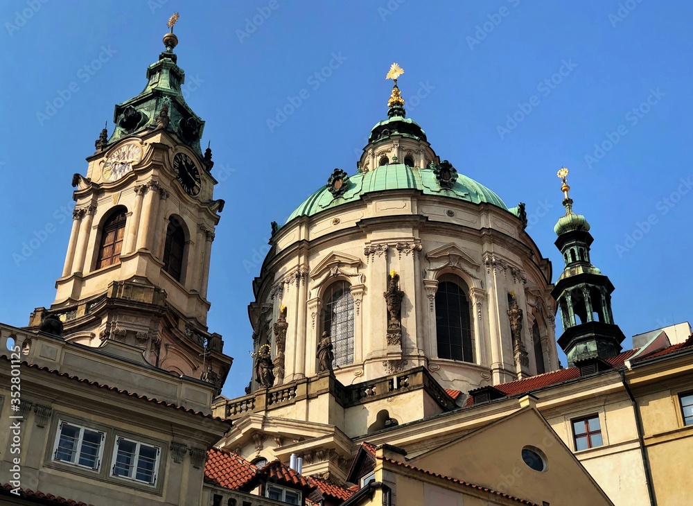 st nicholas church in prague czech republic