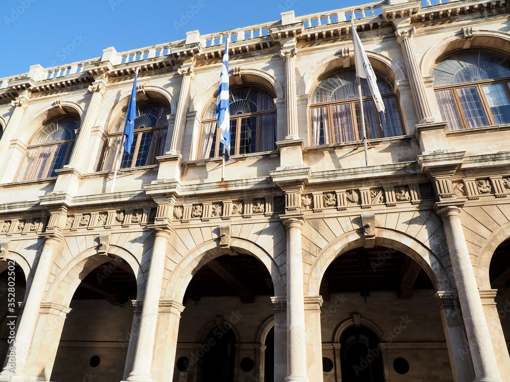 Greece Crete island Heraklion townhall