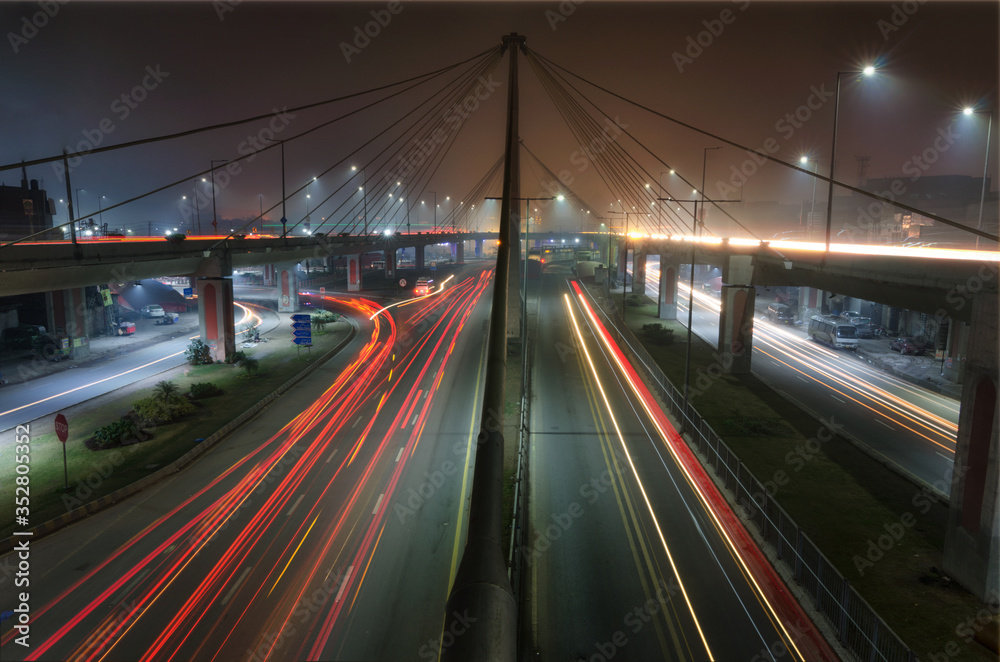 Night Life on the roads of Lahore