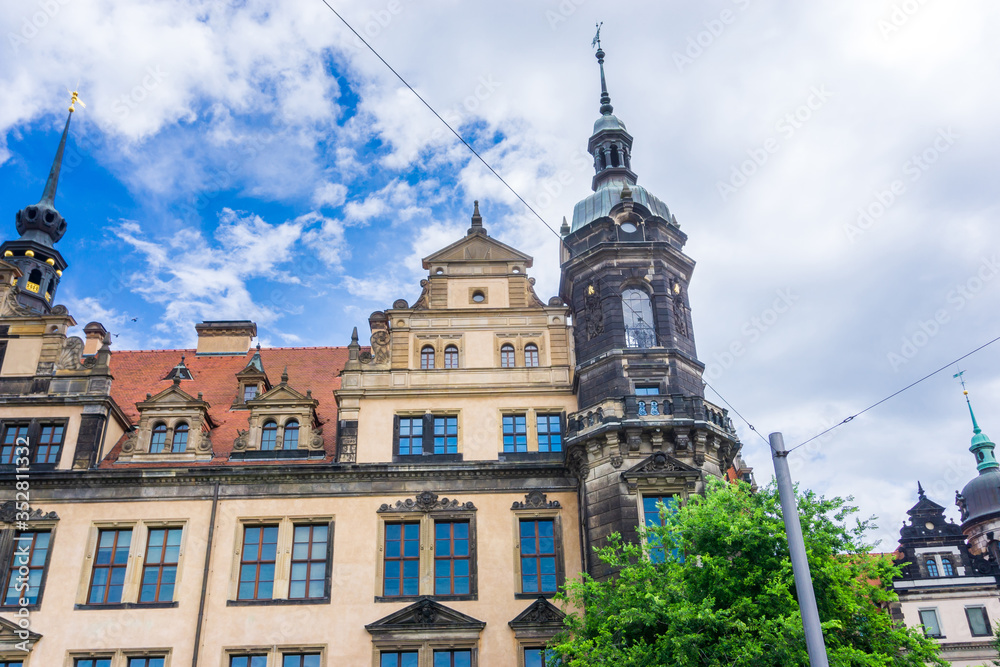 Fototapeta premium antique building view in Dresden, Germany