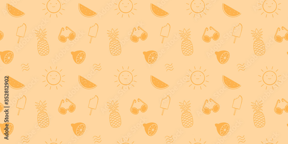 Yellow Summer pattern Yellow Summer pattern