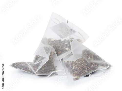 Pyramid shape tea bags