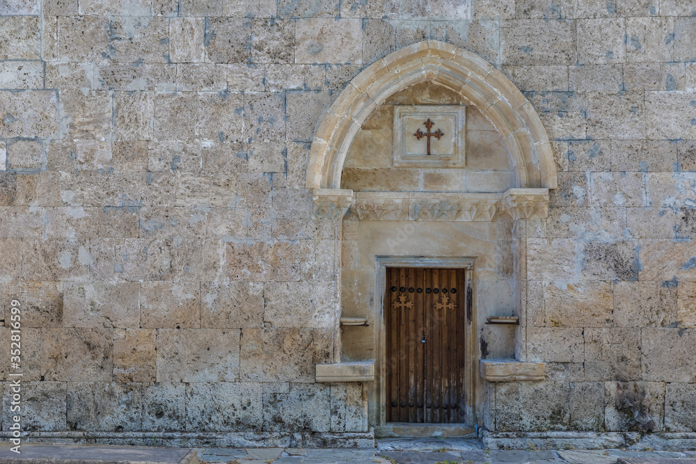 The ancient Albanian-Udian church in Azerbaijan. The ancient Albanian-Udian church in Azerbaijan.