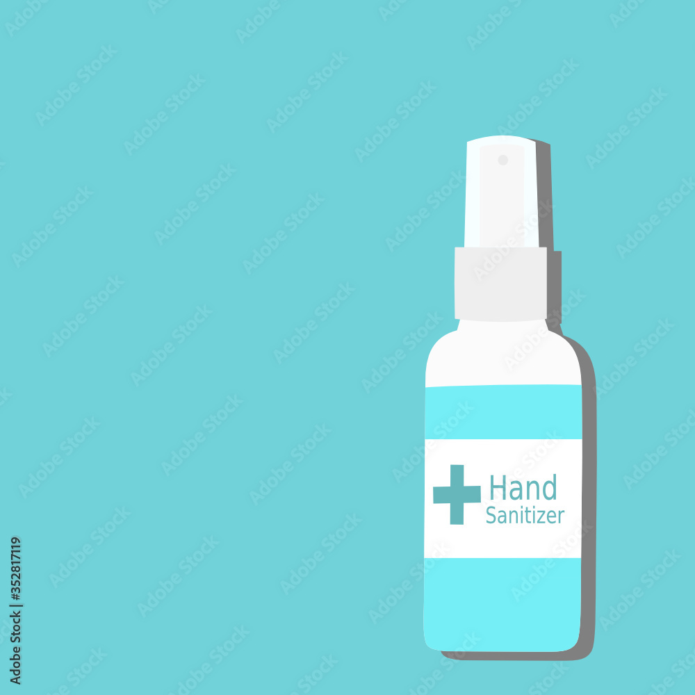 Hand sanitizer spray bottle. Disease prevention method. Avoid germs infection by using alcohol gel. Disinfectant product. Stop spreading contagious. Advertisement. Packaging design. Public info. Hand sanitizer spray bottle. Disease prevention method. Avoid germs infection by using alcohol gel. Disinfectant product. Stop spreading contagious. Advertisement. Packaging design. Public info.