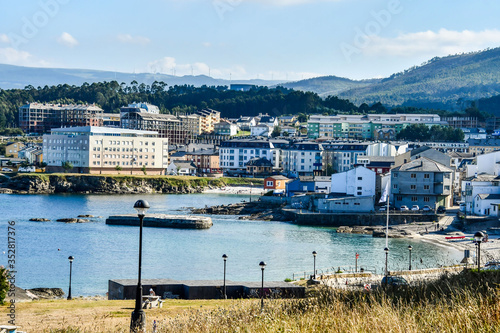 landscape view, in san cibrao lugo, north spain, galicia, spain, europe photo