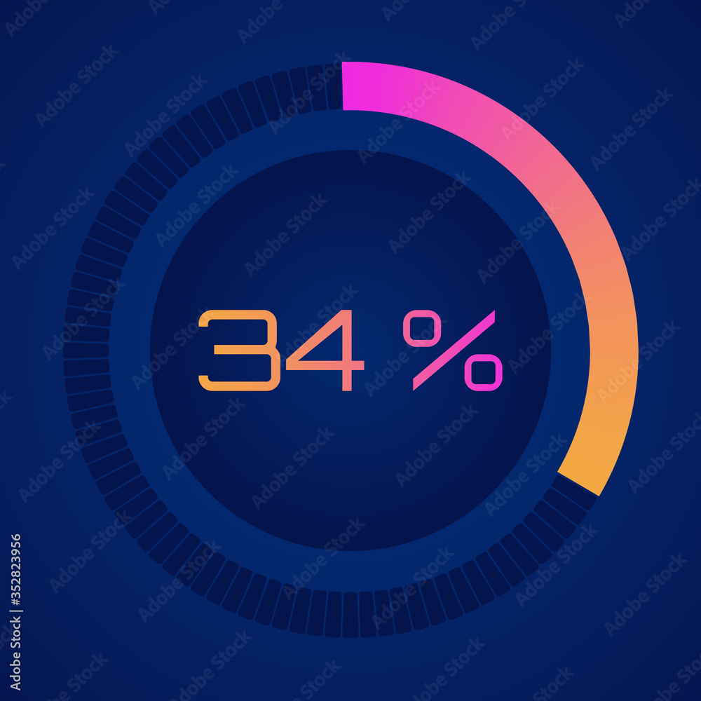 34 Percent Diagrams Stock Vector Adobe Stock 34-percent-diagrams-stock-vector-adobe-stock