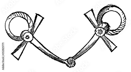 Bit, vintage illustration