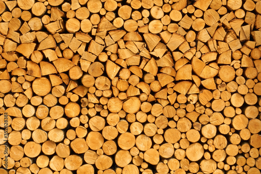 Holzstapel Hintergrund