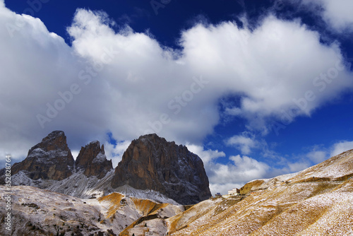 Sassolungo Group  South Tirol  Dolomites Mountains  Italy  Europe