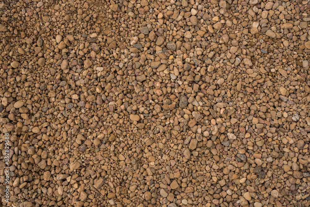 Gravel. Texture. Surface. Top view Gravel. Texture. Surface. Top view