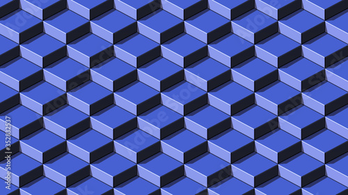 regular cube-shaped tile texture